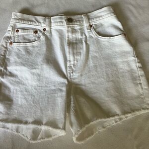 Gap white jeans shorts